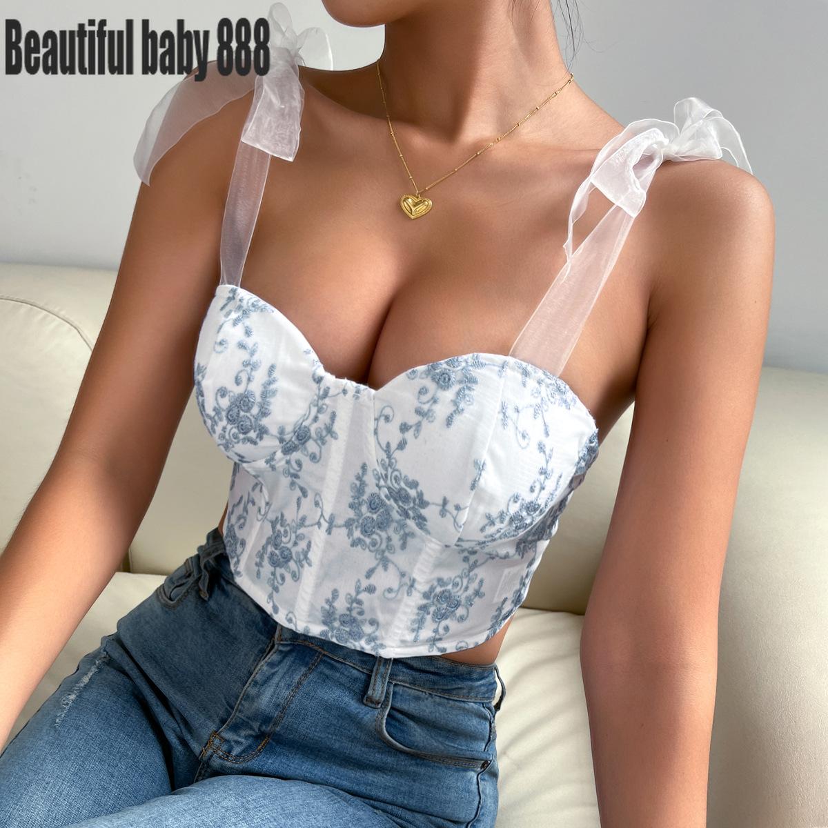 T-Shirt Sexy moda biustonosze Bralette kobiety koronkowy biustonosz bielizna Ultra cienka kamizelka Top biustonosz Push Up letnia bielizna, White
T-Shirt Sexy moda biustonosze Bralette kobiety koronkowy biustonosz bielizna Ultra cienka kamizelka Top biustonosz Push Up letnia bielizna, White
