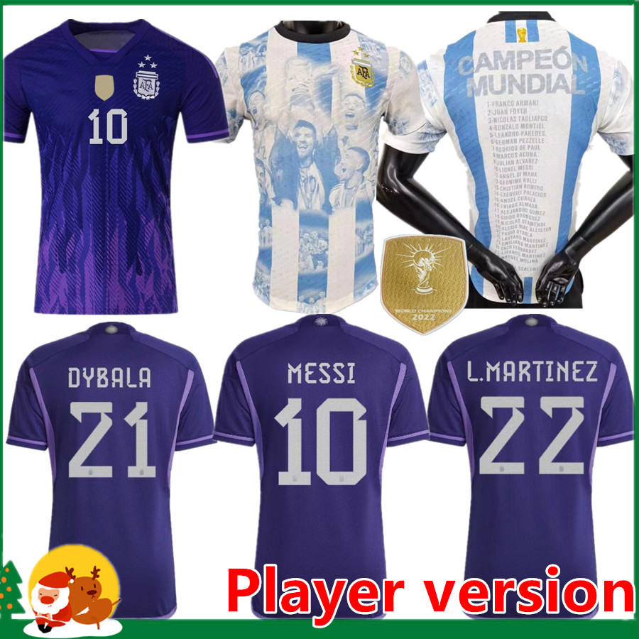 Player version 3 stars Argentina 2023 soccer Jerseys 23 24 Men football shirt, Player 2022 home
Player version 3 stars Argentina 2023 soccer Jerseys 23 24 Men football shirt, Player 2022 home