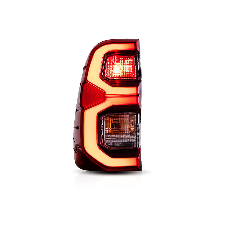 Auto Taillights for Toyota Hilux 20 15-20 21 LED DRL Tail Lamp Rear Reverse Fog Brake Turn Signal Accessories