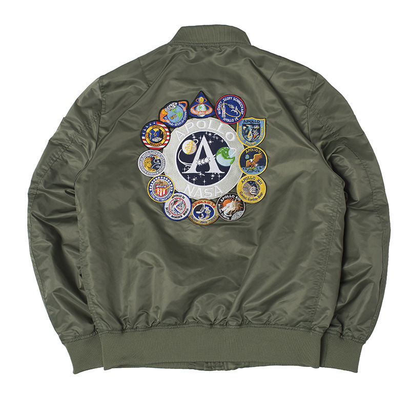 Mens Jackets Apollo Winter Thick US air force pilot flight bomber jacket ma1 reversible padding custom available oem factory puffer for me 221006