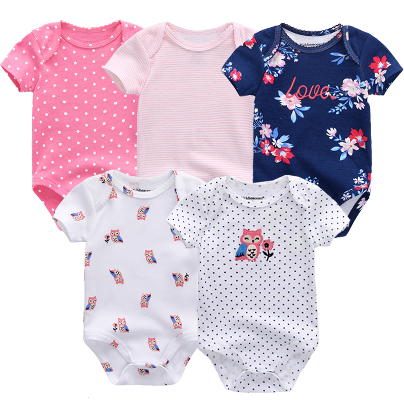 Rompers Baby Girls bodysuits short Sleeve cotton Bunny overalls infantis clothes born boys baby Roupas de bebe outfit clothing 230427