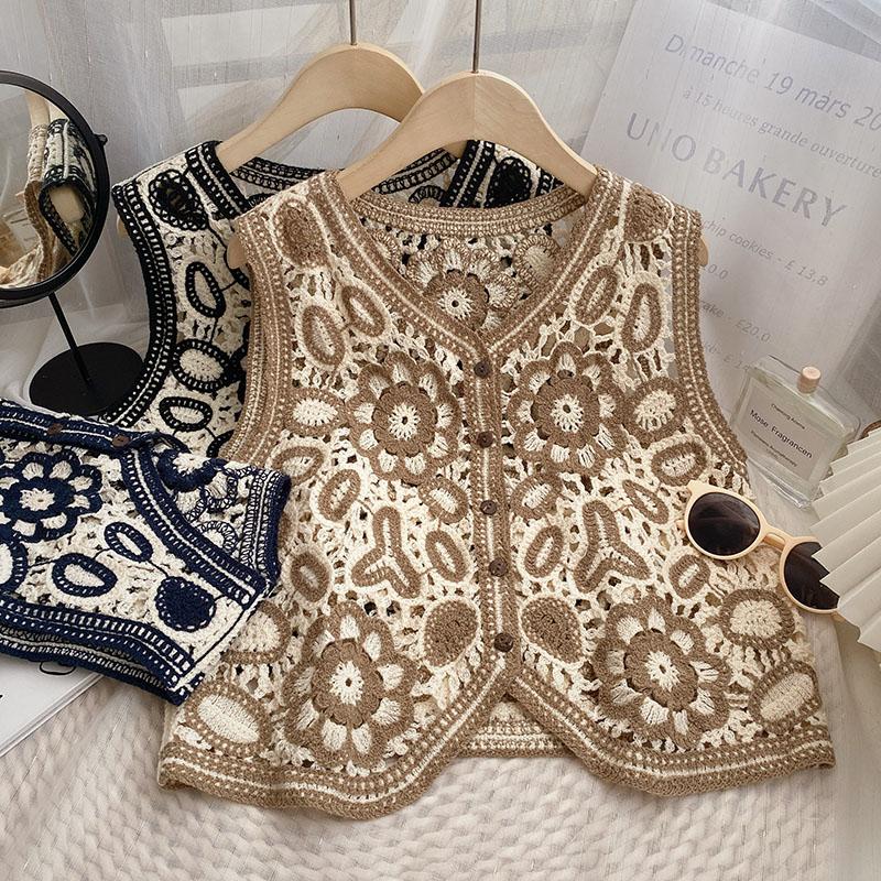 Leather OUMEA Women Clothing Crochet Vest Sweater Knit Sleeveless Cardigan With Buttons Casual Open Knit Outwear Tops, Navy blue
Leather OUMEA Women Clothing Crochet Vest Sweater Knit Sleeveless Cardigan With Buttons Casual Open Knit Outwear Tops, Navy blue