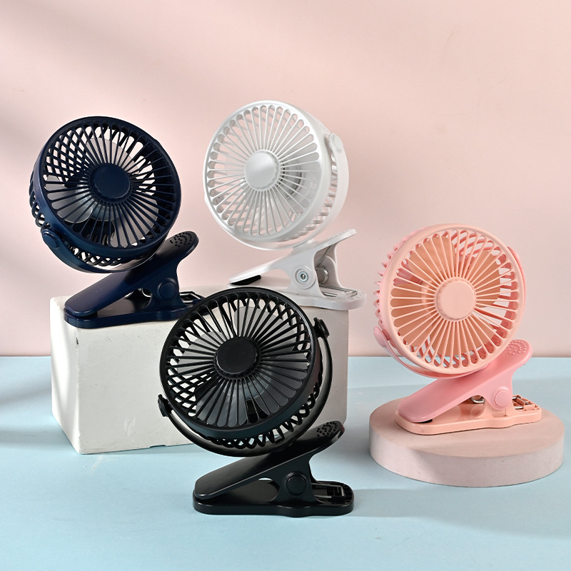 USB Mini Wind Power Handheld Clip Fan Portable Rechargeable Fan High Quality Student Fan Small Cooling Ventilador