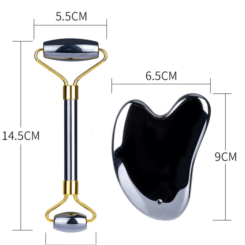 Full Body Massager Power THz Guache Stone Terahertz Face Gua Sha Roller Massage Scratch Board Beauty Care Gouache Scraper Guasha Massager 231128