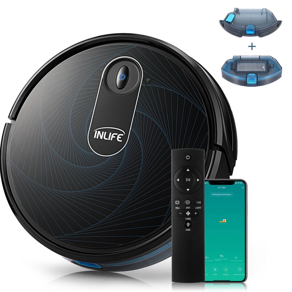 Vacuum Cleaner and Mop with WiFi App,Powerful Suction,robotic vacuum perfect for Pet Hair
Vacuum Cleaner and Mop with WiFi App,Powerful Suction,robotic vacuum perfect for Pet Hair