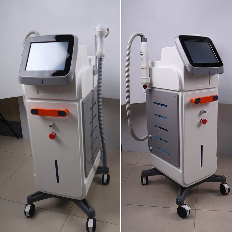 Medical Use 2 in 1 Picolaser + Diode Laser 810nm Hair/Tattoo Remove for All Colors Full Body Carbon Peeling Blackhead Remove Skin Whitening Beauty Mac