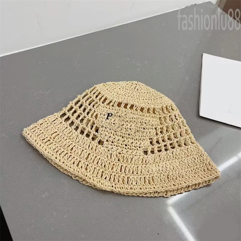 Leisure beach bucket hat unisex designer cap hand washable cappello summer embroidered letter wide brim valentine s day gift luxury p straw hats couple PJ088 C23, 1#
Leisure beach bucket hat unisex designer cap hand washable cappello summer embroidered letter wide brim valentine s day gift luxury p straw hats couple PJ088 C23, 1#
