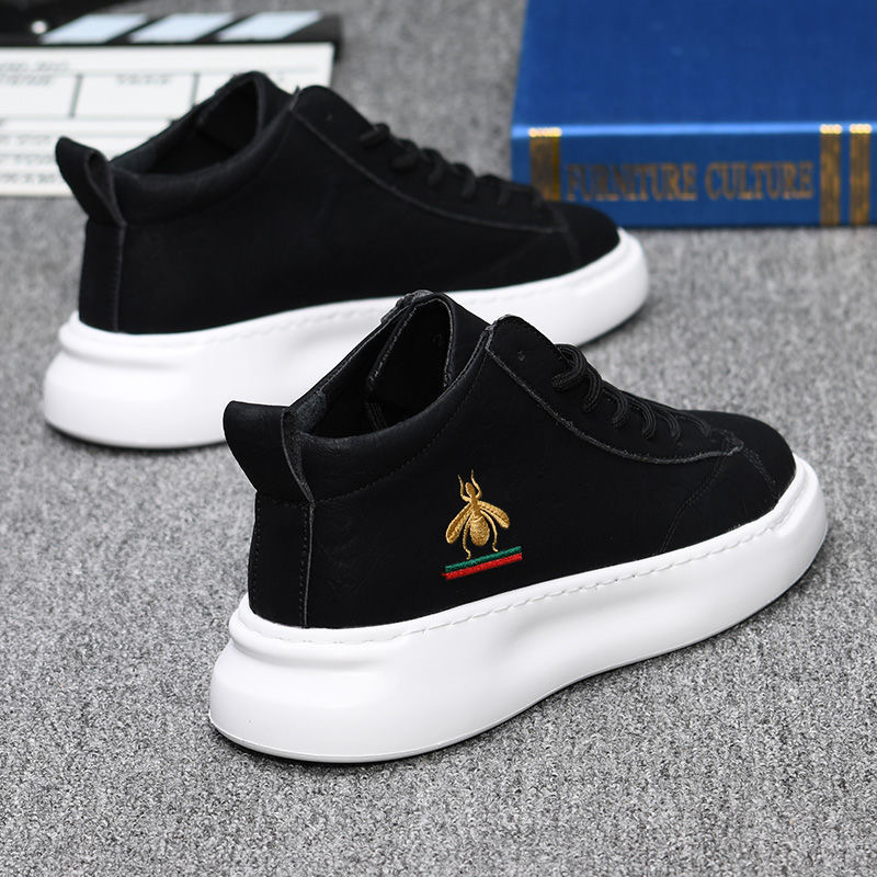 Men's luxury designer shoes Little bee Daddy Shoes Tide shoes snowshoes High top casual white casual ankle, A13 white
Men's luxury designer shoes Little bee Daddy Shoes Tide shoes snowshoes High top casual white casual ankle, A13 white