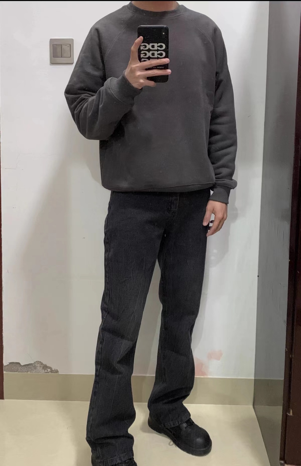 Original Vintage Washed Jeans Men Flare Jeans for Men Vibe Denim jeans Fashion Loose Men Hiphop Streetwear Kenijima Loose Causal jeans
