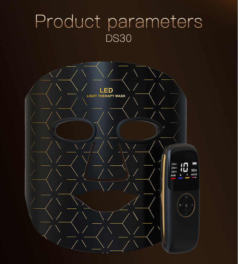 Photon Skin Rejuvenation Beauty Instrument Flexible silicone infrared Mask Skin Care Red Light Therapy Led Face Mask