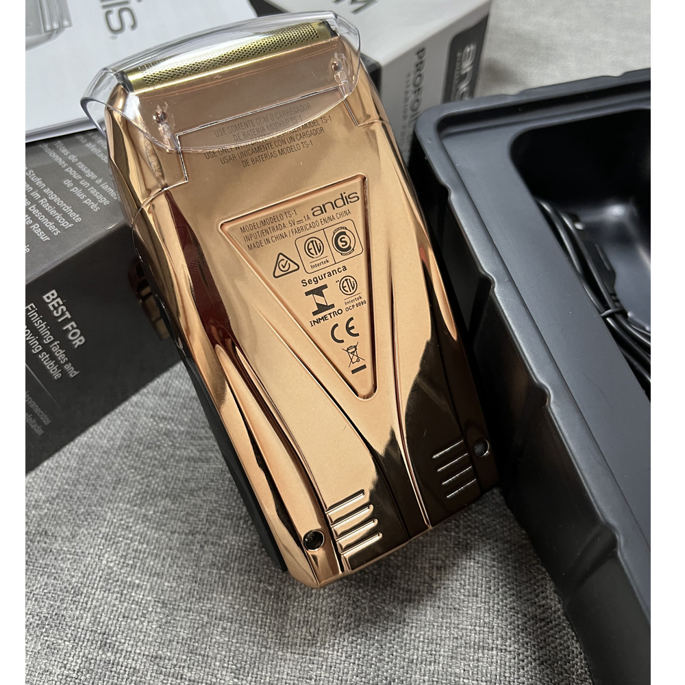 Andis Profoil Lithium Titanium-ION Cord/Cordless Foil Shaver TS-1 Copper