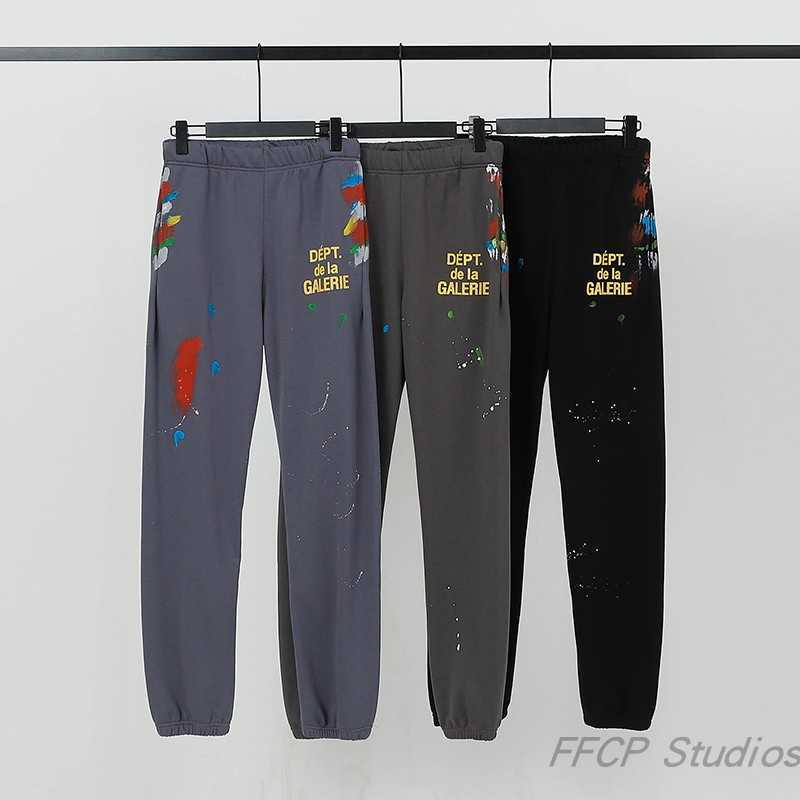Designer Clothing Fashion Pant Galleryes Depts. Virgil the same hand-painted splash ink graffiti washed made old casual pants men's pants Sweatpants Rock Streetwear, Black
Designer Clothing Fashion Pant Galleryes Depts. Virgil the same hand-painted splash ink graffiti washed made old casual pants men's pants Sweatpants Rock Streetwear, Black
