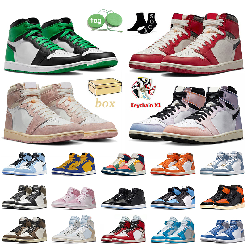 2023 Women Men JUMPMAN Retro 1 Basketball Shoes Lucky Green 1s Washed Pink Skyline Denim High OG Lost And Found Patent Bred Dark Mocha Mid Space Jam Trainers Sneakers, E43 chicago 36-46
2023 Women Men JUMPMAN Retro 1 Basketball Shoes Lucky Green 1s Washed Pink Skyline Denim High OG Lost And Found Patent Bred Dark Mocha Mid Space Jam Trainers Sneakers, E43 chicago 36-46