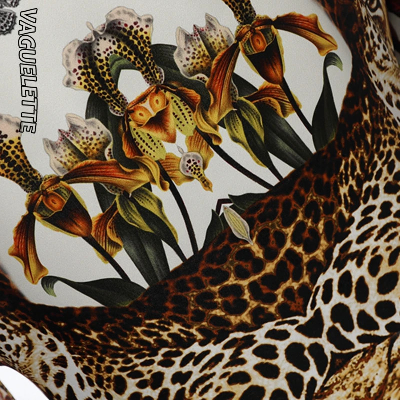 Men's Suits Blazers VAGUELETTE Leopard Pattern Jungle Printed Stylish Blazer Men Fashion Novelty Slim Fit Stage Wear For Singers Party Jacket Coa