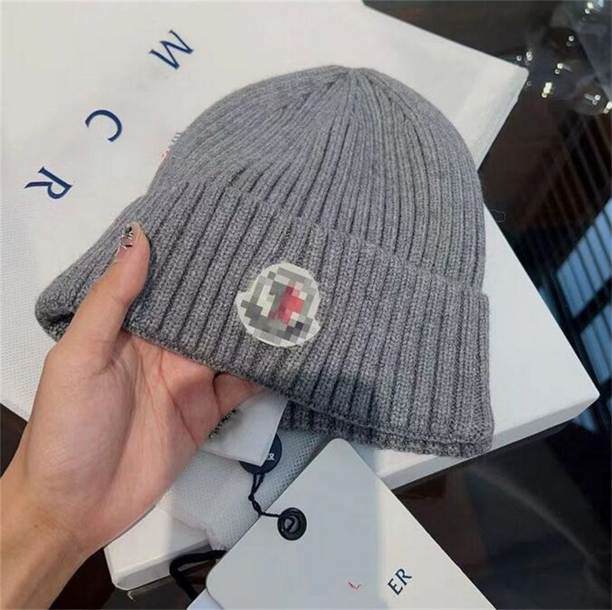Beanie/Skull Caps Top Fashion Designer/Cashmere Hat fall and winter new knitted wool cap luxury knit cap official version high quality 1 1 process nice gift