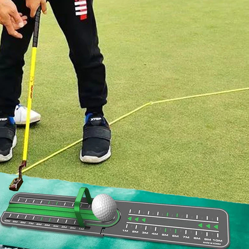 Other Golf Products Precision Distance Putting Drill Green Mat Ball Pad Mini Training Aids Accessories 231128