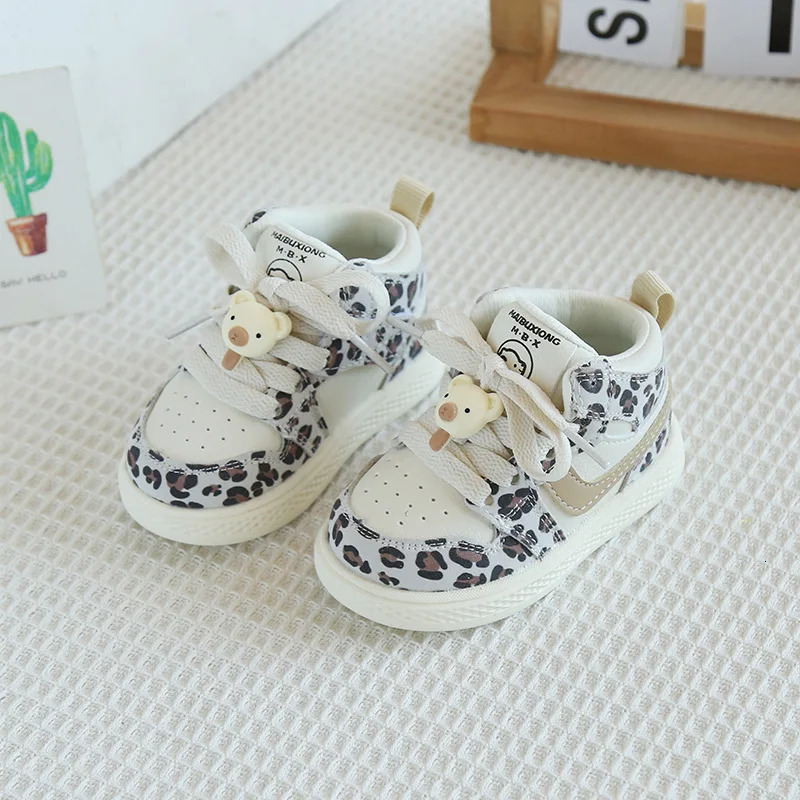 Boots Boys High Top Board Shoes for Toddlers Girls Casual Baby Childrens Single Spring and Autumn Sports 231127