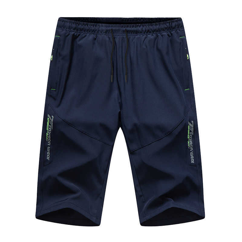 Men's Pants Capris Men's Summer Shorts Loose Fashion Brand Big Shorts Straight Leg Sports Outwear Ice Silk Thin Casual Pantsup