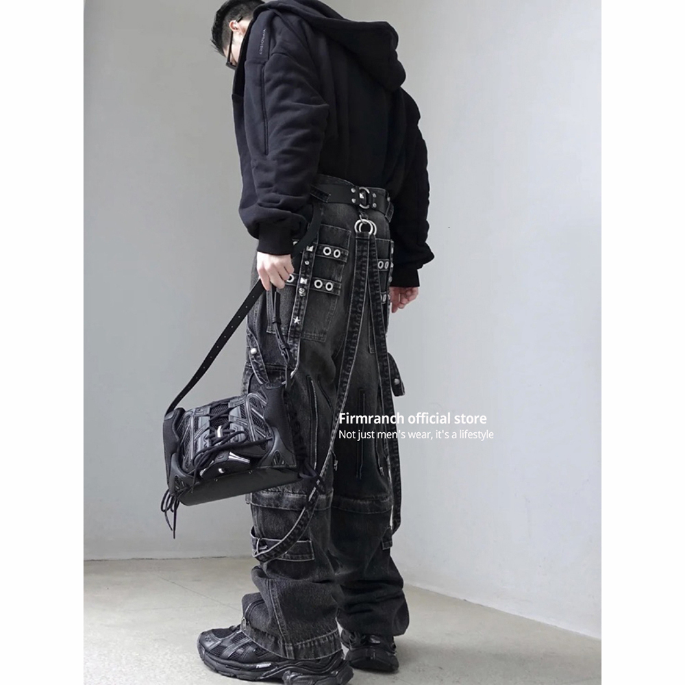Men s Jeans Firmranch Pakaian Ganda Raver Beberapa Kantong Berenda untuk Pria Wanita Celana Denim Longgar Dicuci Ukuran Besar Kualitas Tinggi 230427, Black
Men s Jeans Firmranch Pakaian Ganda Raver Beberapa Kantong Berenda untuk Pria Wanita Celana Denim Longgar Dicuci Ukuran Besar Kualitas Tinggi 230427, Black