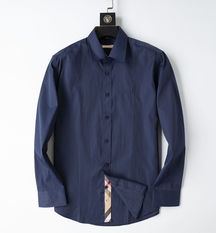 Mens Shirts Top small horse quality Embroidery blouse Long Sleeve Solid Color Slim Fit Casual Business clothing Long-sleeved shirt Normal size multiple colour - MEN