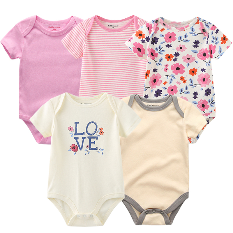 Rompers Baby Girls bodysuits short Sleeve cotton Bunny overalls infantis clothes born boys baby Roupas de bebe outfit clothing 230427