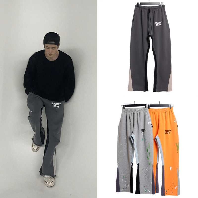 Designer Clothing Fashion Pant Galleryes Depts Letter Print Speckled Ink Panel Plush Pants Micro Flare Pants High Street American Guard Pants Sweatpants Rock Stree, Speckled orange
Designer Clothing Fashion Pant Galleryes Depts Letter Print Speckled Ink Panel Plush Pants Micro Flare Pants High Street American Guard Pants Sweatpants Rock Stree, Speckled orange
