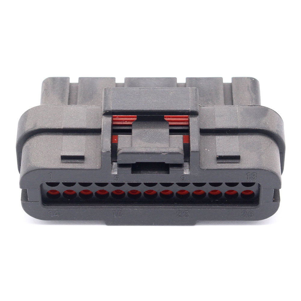 26Pin Way Tyco AMP Superseal 1.0 Cable Mount Plug Housing Auto Computer Connector ECU 1473712-1 1473712-2
