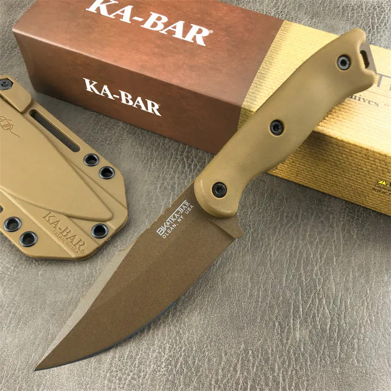 KA-BAR BK18 Short oon Fixed Blade Outdoor Combat Straight Knife Camping Hunting Tactical Defense Utility Knives BM 535 4850 3300 15080 176 940 5370
