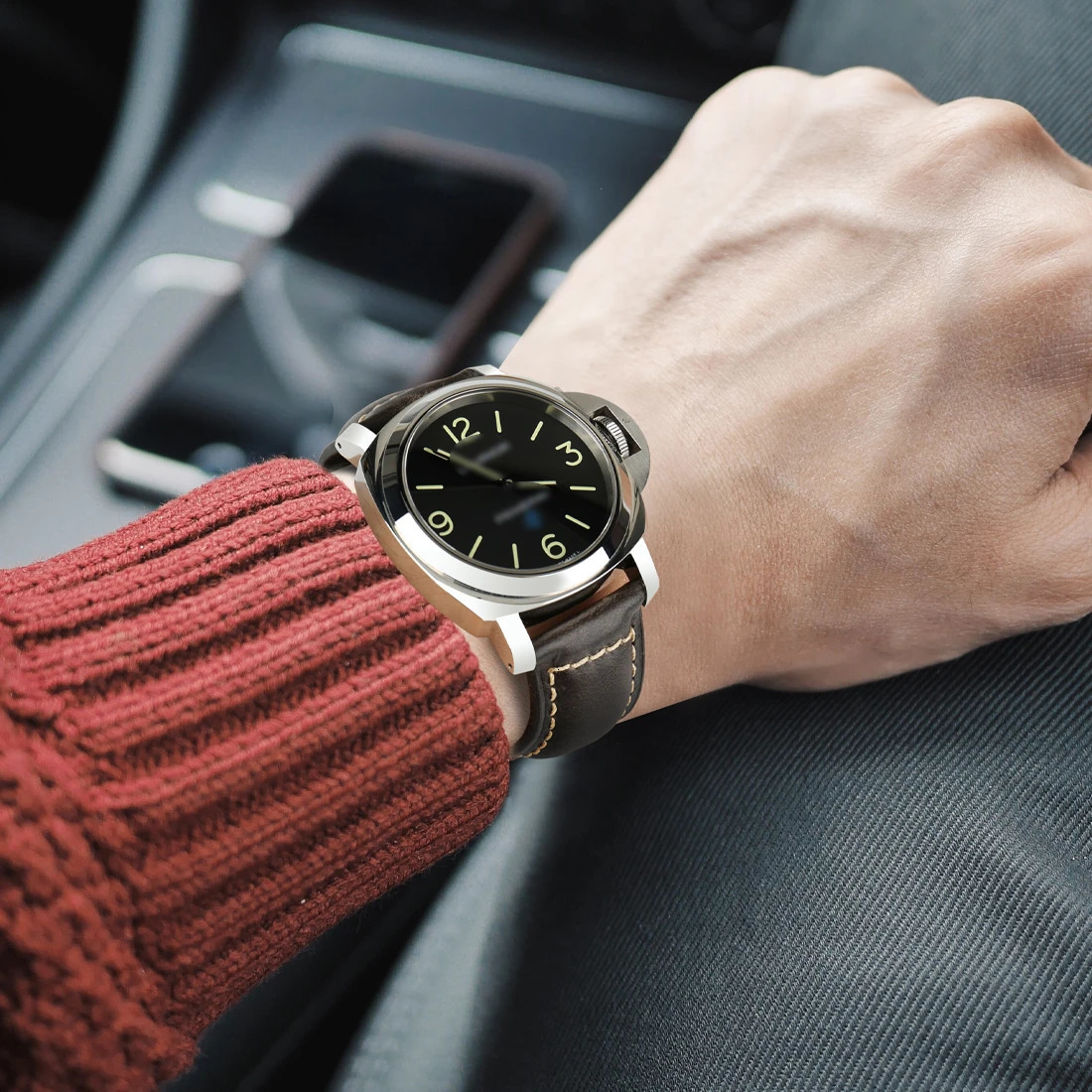 Watch Bands Fashion Unisex Calf Leather Watch Strap 18mm 19mm 20mm 22mm 24mm 26mm Watch Band Oil Wax Leather Watchband Bracelet 231128