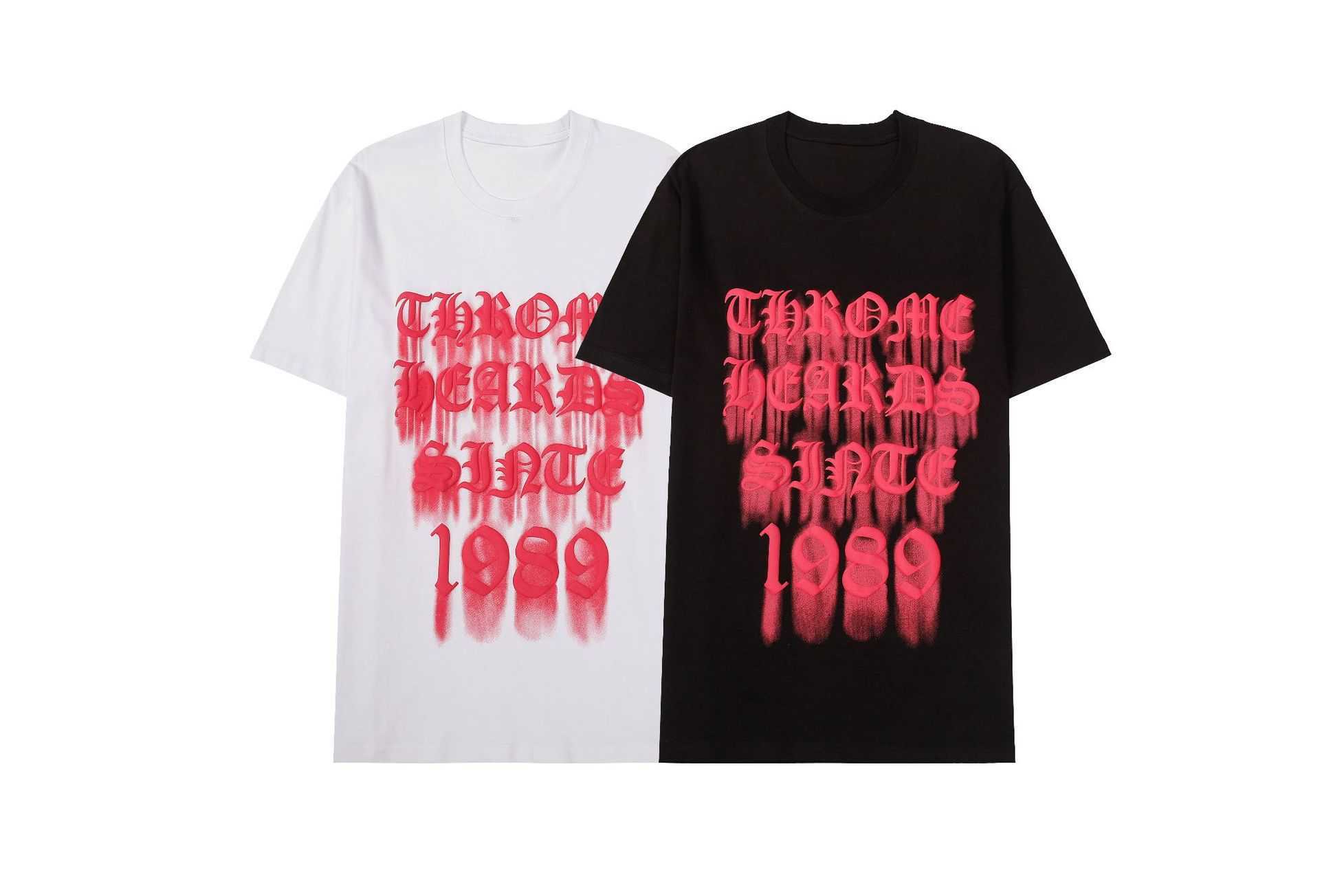 CH Fashion clothing Designer Tees Luxury Casual Tshirt 2023ss Heart Summer Sanskrit Foam Print Horseshoe Cross Flower Arm Men's Women's T-shirt Chromes, White
CH Fashion clothing Designer Tees Luxury Casual Tshirt 2023ss Heart Summer Sanskrit Foam Print Horseshoe Cross Flower Arm Men's Women's T-shirt Chromes, White