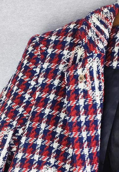 Pants Women Jacket 2022 Autumn and Winter New Plaid Woolen Doublebreasted Jacket, Red
Pants Women Jacket 2022 Autumn and Winter New Plaid Woolen Doublebreasted Jacket, Red