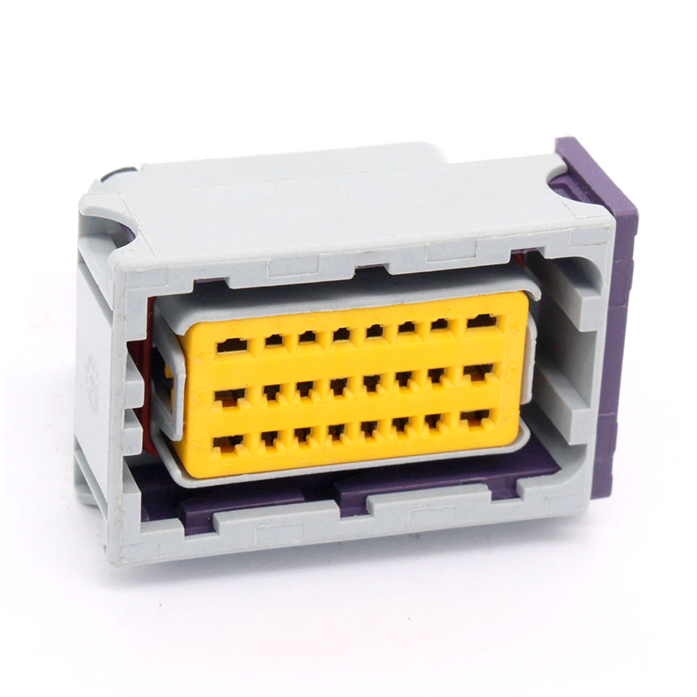 211PC249S8031 FCI Black Female PCB 24 Pin Automotive Connector Housing