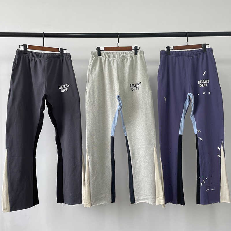 Designer Clothing Fashion Pant Galleryes Depts Handpainted Speckled Stitching Drawstring High Street Casual Guard Pants Micro Flare Long Pants Men Rock Sweatpant, Blue purple (splash paint)
Designer Clothing Fashion Pant Galleryes Depts Handpainted Speckled Stitching Drawstring High Street Casual Guard Pants Micro Flare Long Pants Men Rock Sweatpant, Blue purple (splash paint)