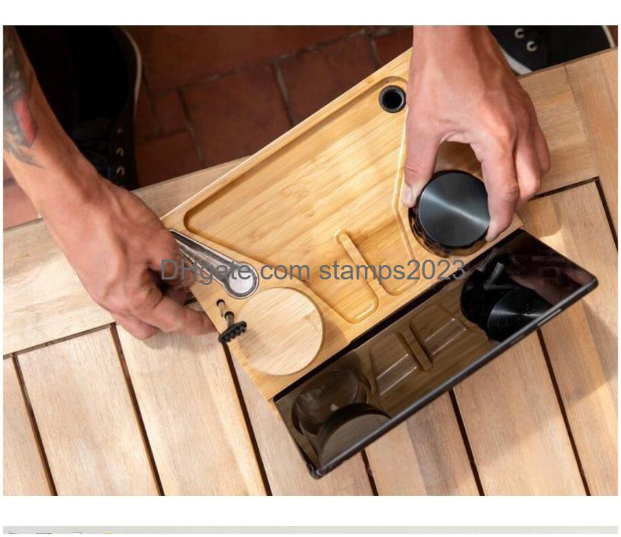 Premium Bamboo Storage Chest Storage box with movable pallets
