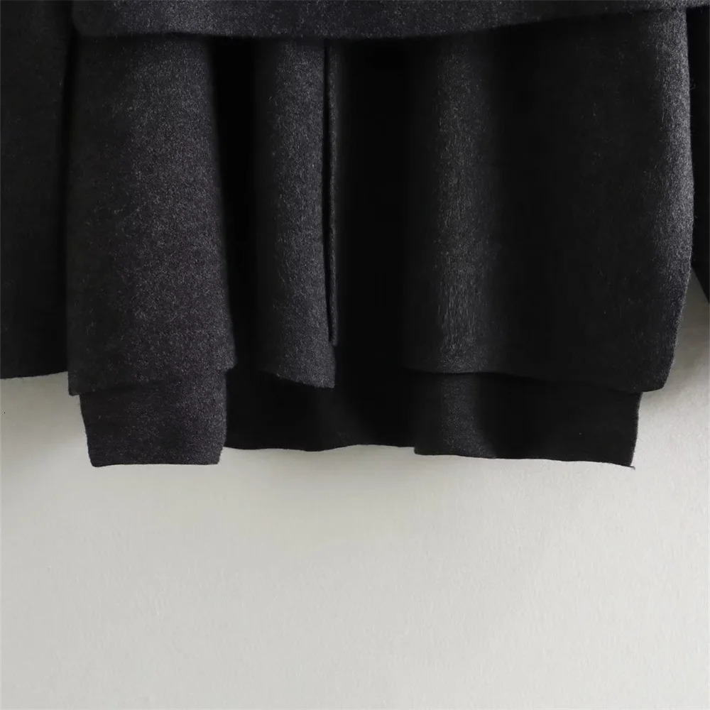 Women's Jackets UNIZERA Autumn and Winter Women's Fashion 100 Pairs Asymmetric Scarf Short Knitted Coat 231128