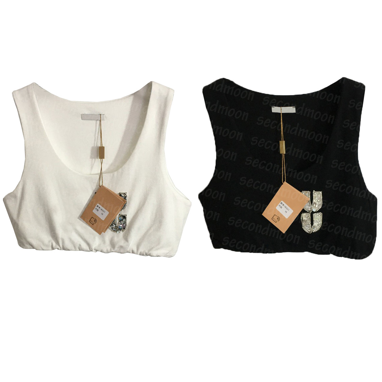 Shiny Sequin Tanks Top Womens Sexy Crop Top U Neck Cropped Tops Summer Fashion Short T Shirt