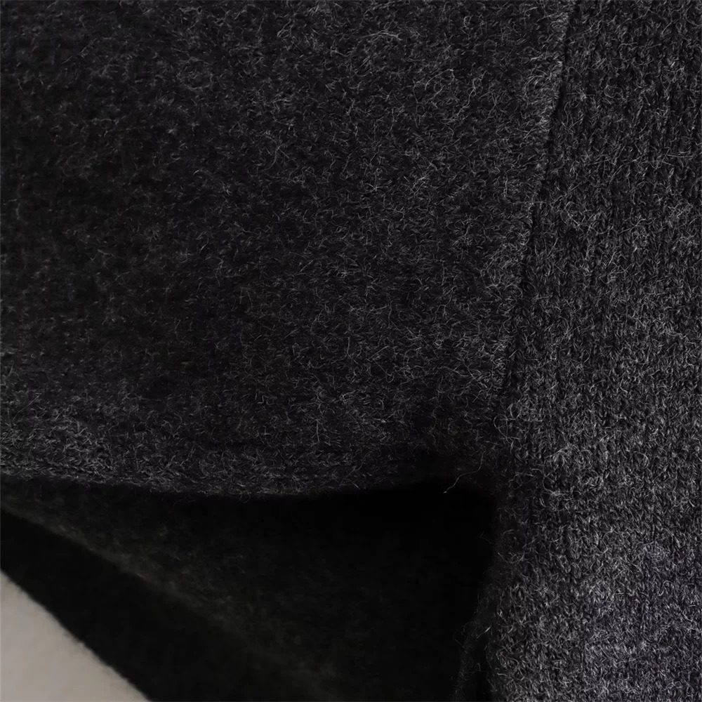 Women's Jackets UNIZERA Autumn and Winter Women's Fashion 100 Pairs Asymmetric Scarf Short Knitted Coat 231128