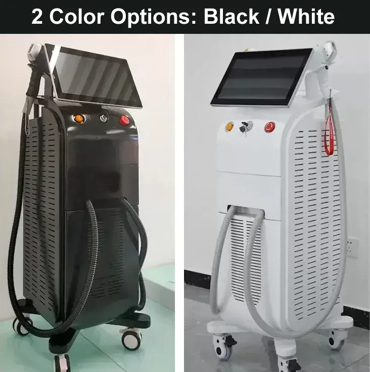 755nm 808nm 1064nm Diode Laser Hair Remove 1200w 1600w Diode Laser 808 Hair Removal Ice Titanium Upgrade Soprano Laser Depilation Skin Smoothing Machi