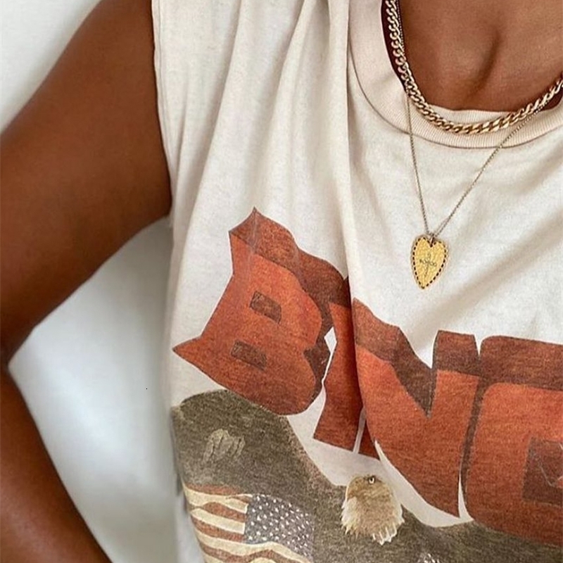 Women's T Shirt Kaus Elang Punk Liar Katun Rock N Roll Grafis Wanita Atasan Streetwear Kasual Vintage Musim Panas 2023 230427