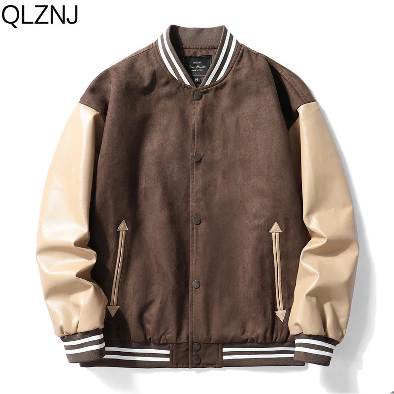 Men's Jackets American Vintage Varsity Jacket Bomber Men Women Y2K Streetwear Baseball Uniform Retro Casual Loose Jacket Unisex College Coats 231