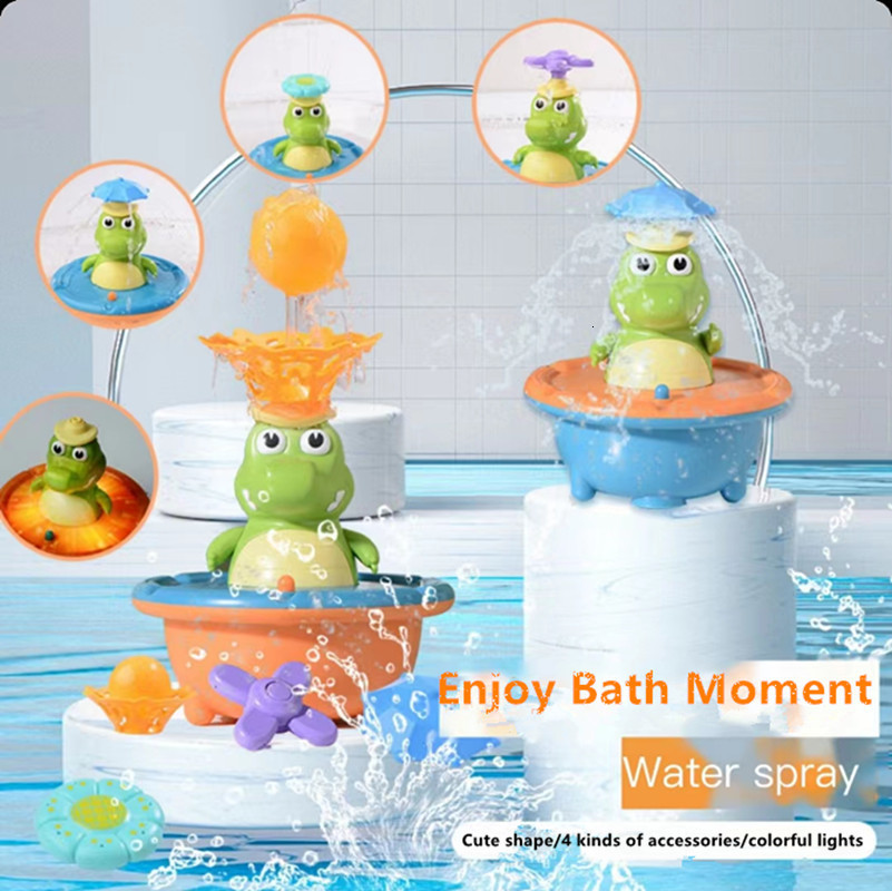 Bath Toys Water spray Bathtub Toys Baby Bathroom Faucet Shower Toys Powerful Suction Cup Children's Water Games Children's Gifts 230427