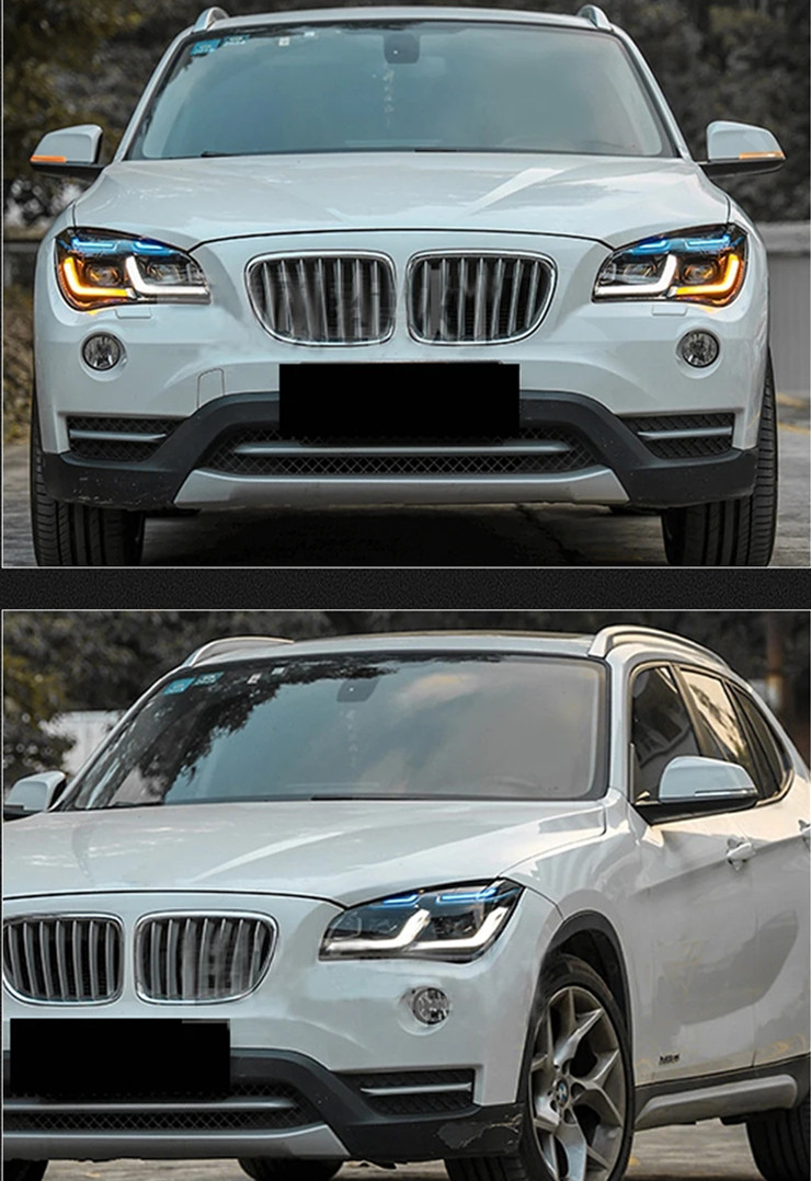 Car Head Lamp for BMW X1 f49 LED Headlight 2011-20 15 Headlights E84 DRL Turn Signal High Beam Angel Eye Lamp