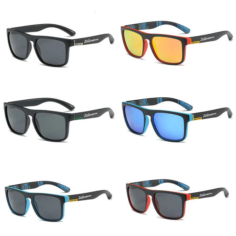 Outdoor Eyewear Fashion Polarized Sunglasses Color Changing Men Sports Cycling Road Mountain Bike Glasses 231127