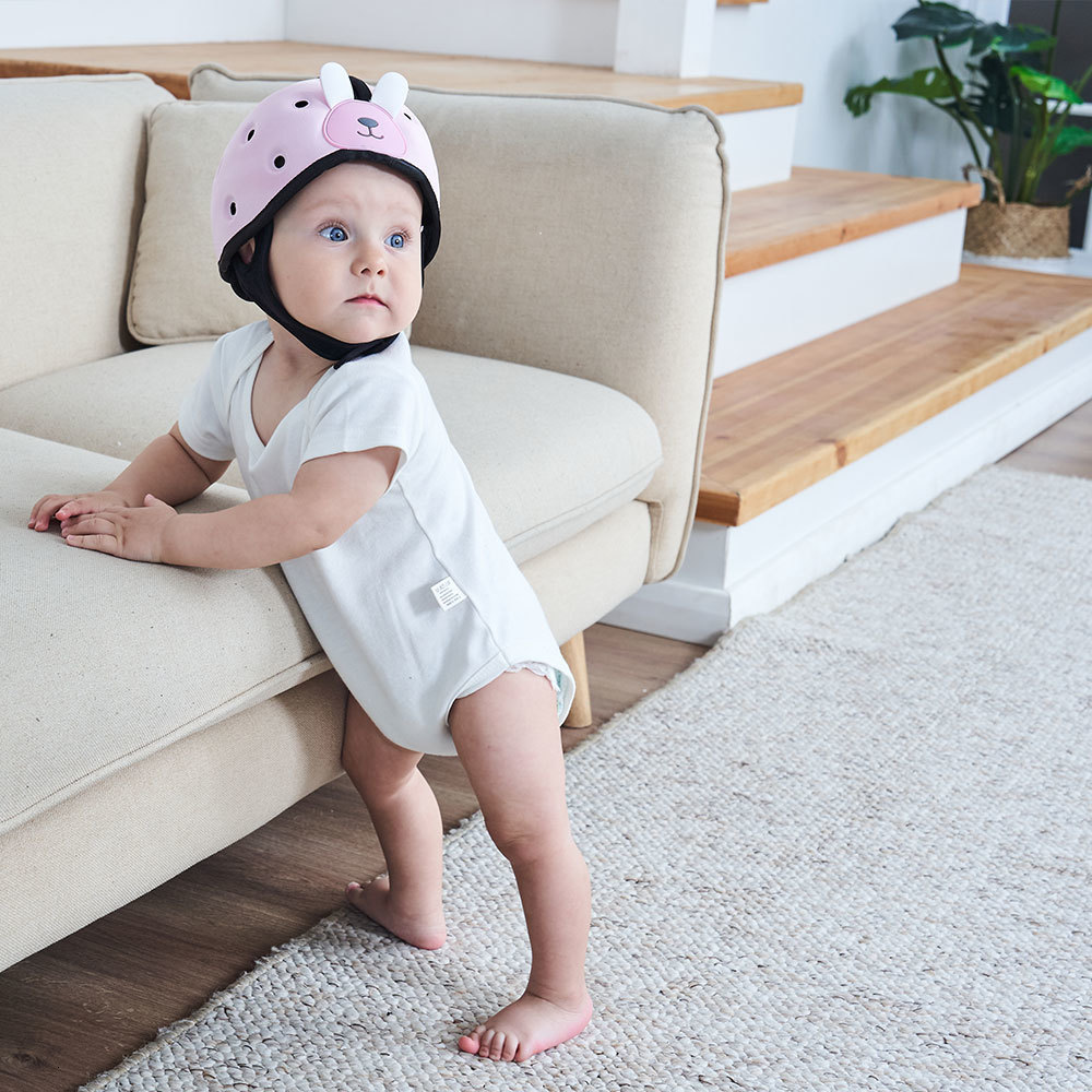 Caps Hats Orzbow Baby Home Protective Helmet Infant Safety Ultra Light Helmet Children Learn to Walk Protective Helmet Toddler 230427