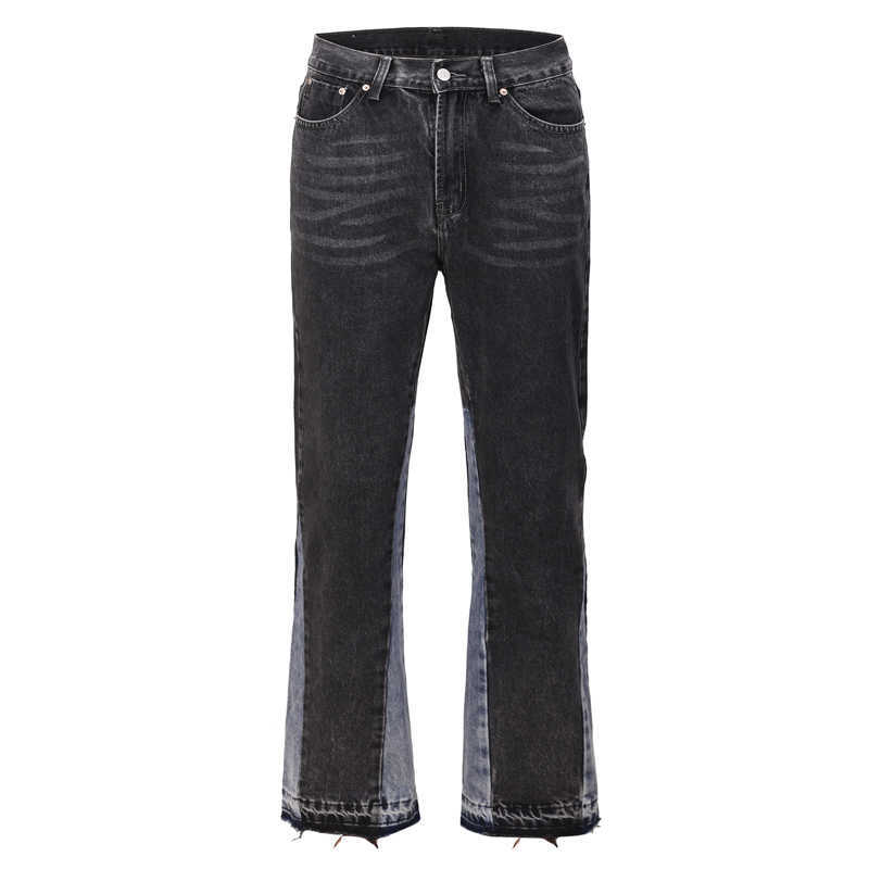 Designer Clothing Denim Pants High Street Galleryes Depts Same Basic Micro Flared Pants Men's Trend brand Floor Structure Stitching Loose Jeans Hip hop Trousers, Retro black
Designer Clothing Denim Pants High Street Galleryes Depts Same Basic Micro Flared Pants Men's Trend brand Floor Structure Stitching Loose Jeans Hip hop Trousers, Retro black