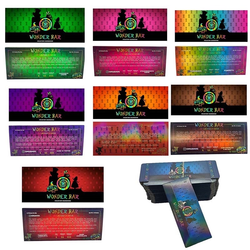 Wonder Bar 4G Mushroom Chocolate Boxes 8 Flavors With Compatible Chocolate Mold Foil Wrapper 10 Pack Display Boxes
Wonder Bar 4G Mushroom Chocolate Boxes 8 Flavors With Compatible Chocolate Mold Foil Wrapper 10 Pack Display Boxes