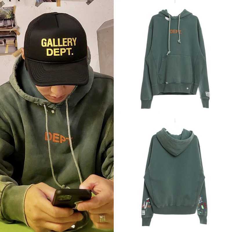 Designer Clothing Hoodies Fashion Streetwear Galleryes Depts Speckled Brushed Sweater High Street Washed Old Hoodie Couple Loose Rock Sweatshirts Hip hop, Shipping fee
Designer Clothing Hoodies Fashion Streetwear Galleryes Depts Speckled Brushed Sweater High Street Washed Old Hoodie Couple Loose Rock Sweatshirts Hip hop, Shipping fee
