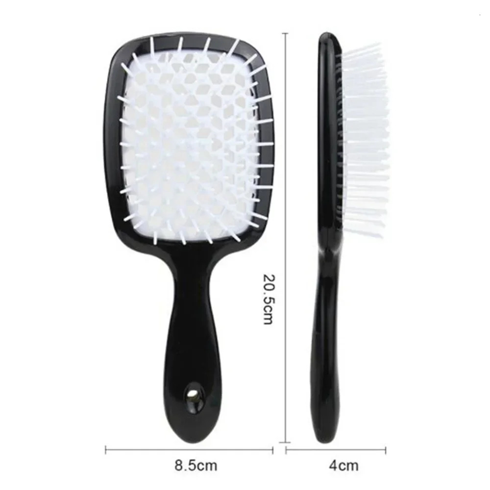 Hair Brushes Tangled Hair Comb Detangling Hair Brush Massage Combs Hollow Out Wet Curly Hair Brushes Barber Comb Salon Hair Styling Tools 231128