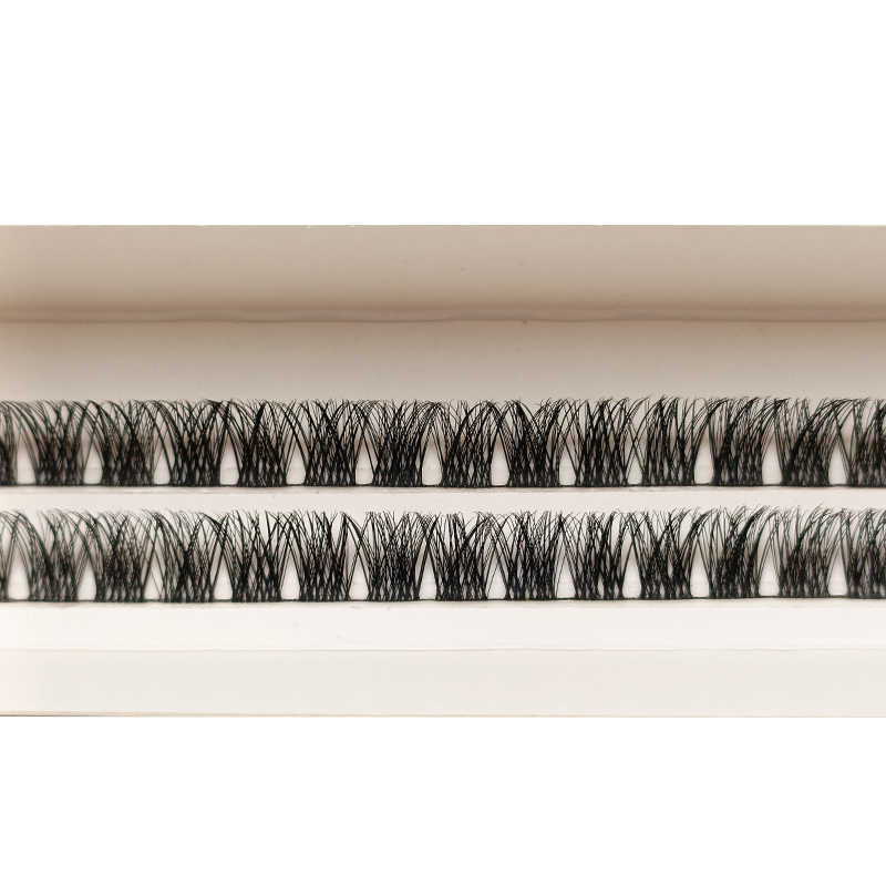 3 PCFalse Eyelashes Hand Made Eyelash Extension Segmented Lashes Dramatic Lash Bundles Soft Ribbon Strip Eyelashes Makeup transparent terrier Lashes Z