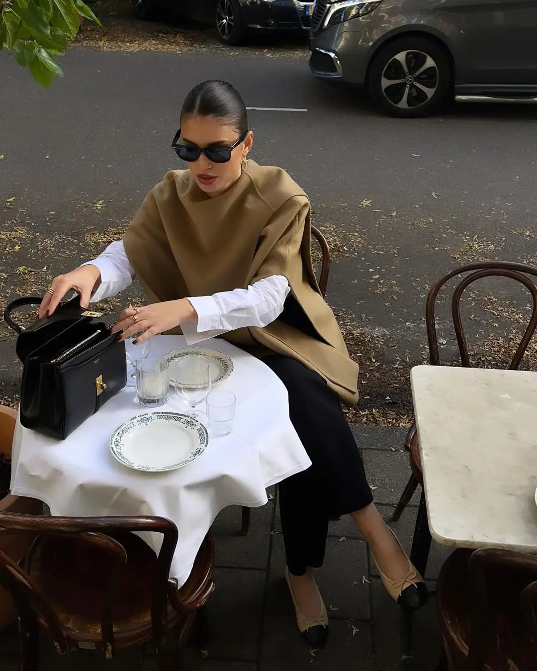 Women's Jackets Vintage Wool Blends Cape For Women Fashion Solid Loose Bat Female Cloak Tops Autumn Winter High Street Shawl Poncho 231128